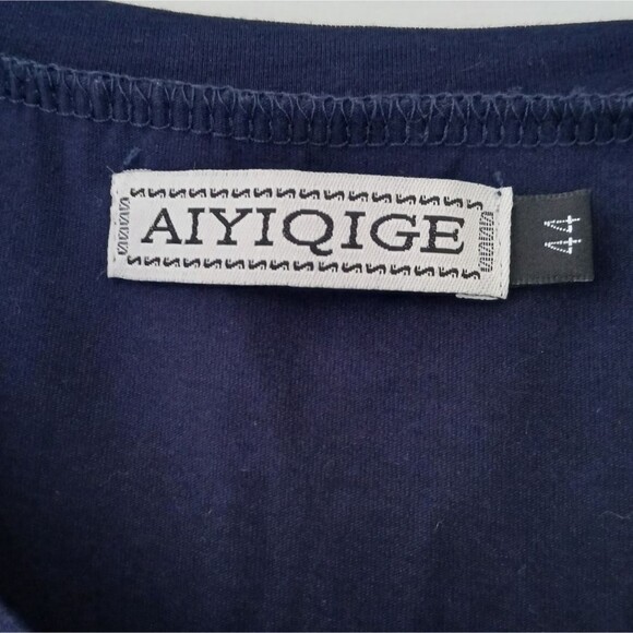 AIYIQIGE Women's Casual Blue and Yellow Mickey Mouse Short Sleeve Tee XXL - Picture 5 of 10